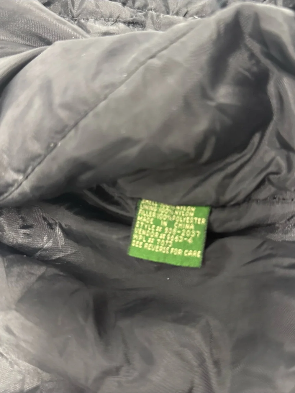 Vintage Black Neon Panel Men's Jacket by St. John’s Bay